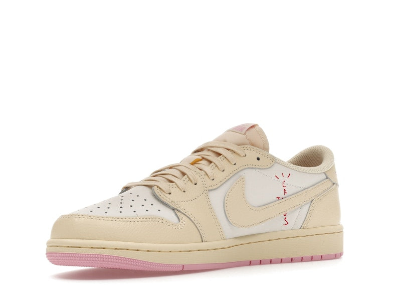 Jordan 1 Low x Travis Scott Shy Pink Sail