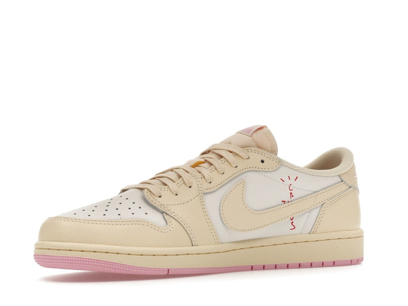 Jordan 1 Low x Travis Scott Shy Pink Sail