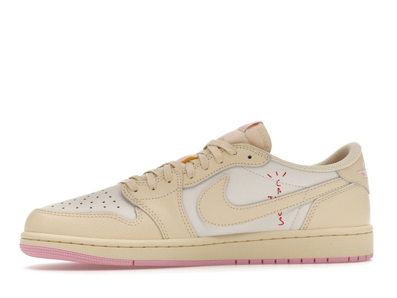 Jordan 1 Low x Travis Scott Shy Pink Sail