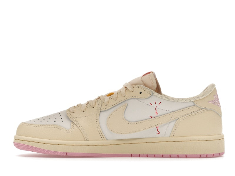 Jordan 1 Low x Travis Scott Shy Pink Sail