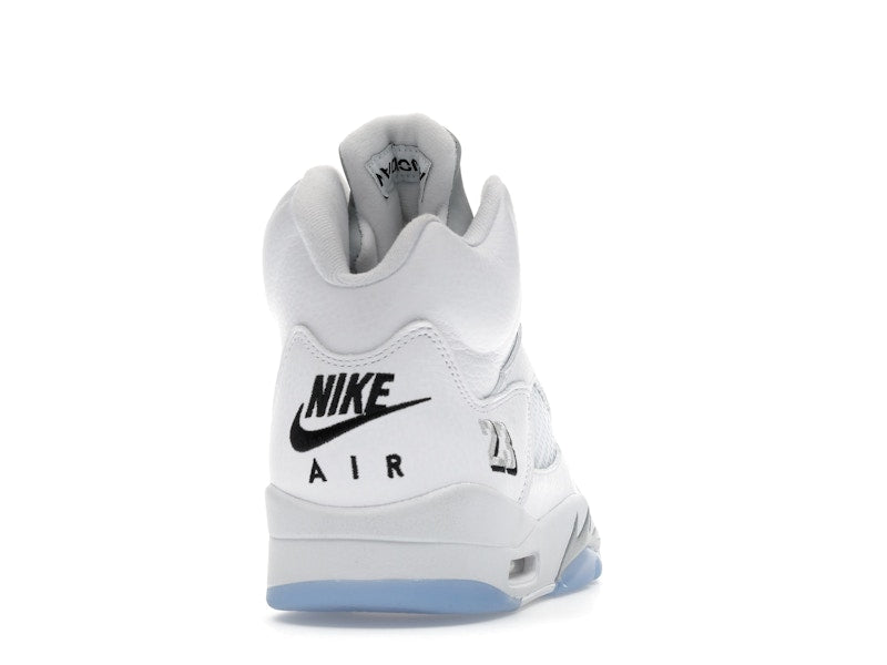 TENIS JORDAN 5 WHITE METALLIC 2026