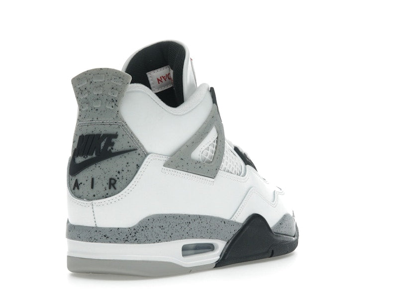 TENIS JORDAN 4 WHITE CEMENT 2025