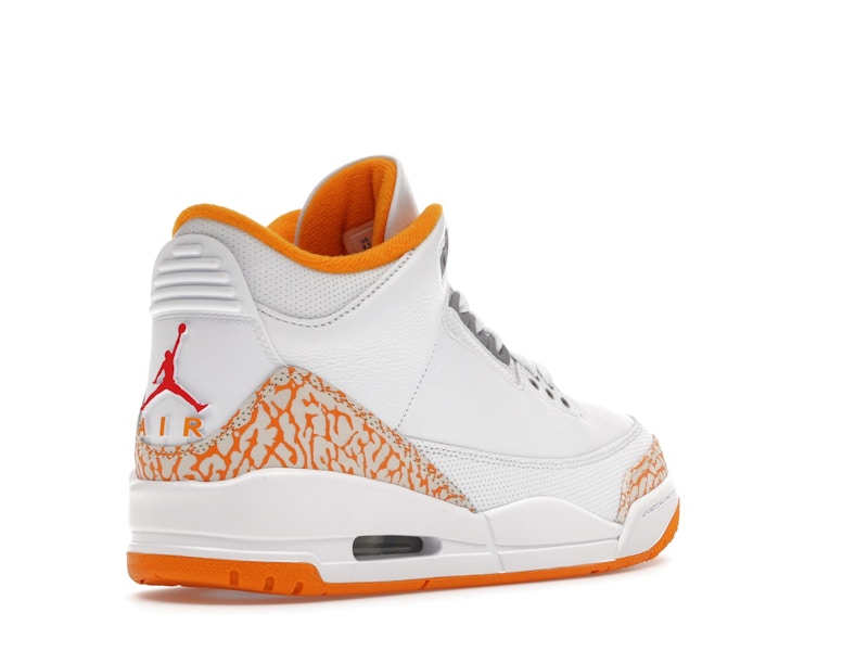 TENIS JORDAN 3 ORANGE CITRUS