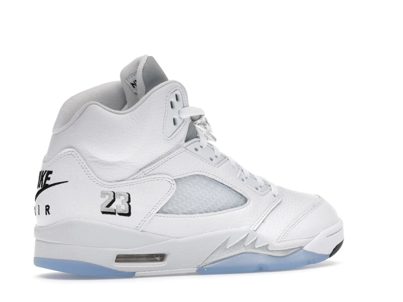 TENIS JORDAN 5 WHITE METALLIC 2026