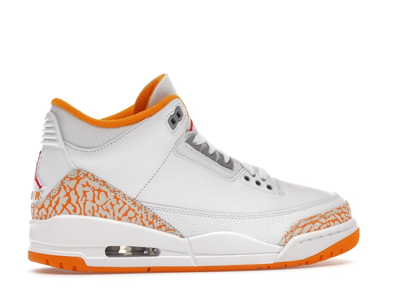 TENIS JORDAN 3 ORANGE CITRUS
