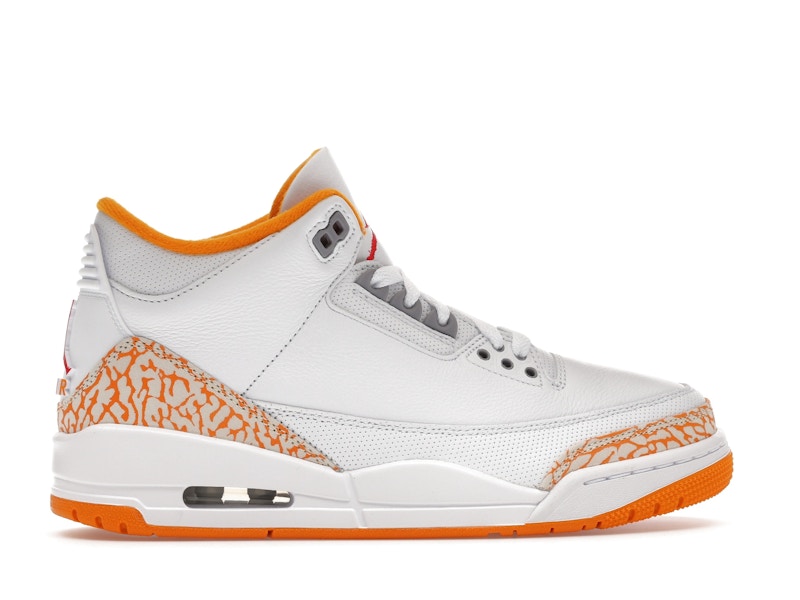 TENIS JORDAN 3 ORANGE CITRUS
