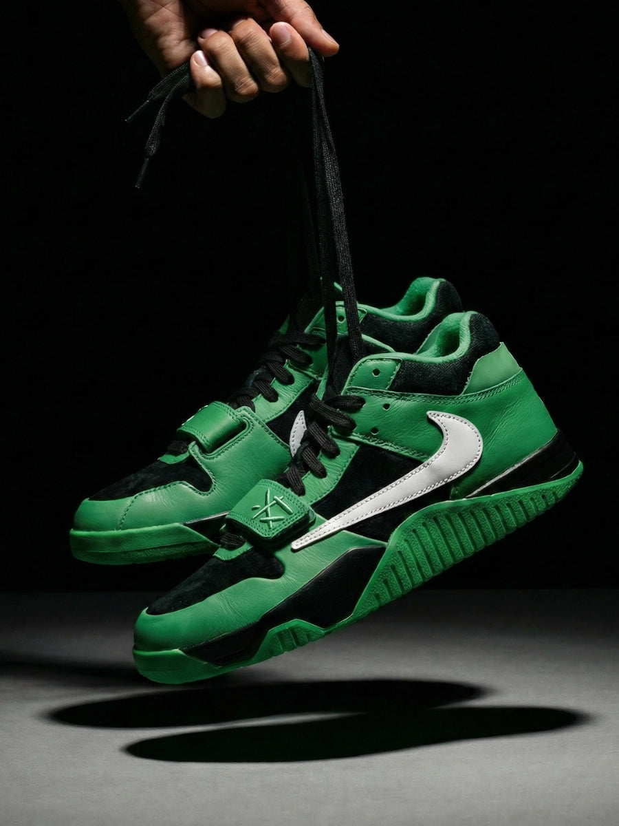 TENIS JORDAN JUMPMAN JACK TR TRAVIS SCOTT GREEN SPARK